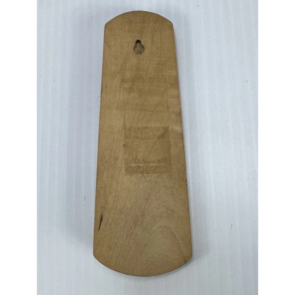 Vintage Croydon Wooden Wall Thermometer Made in USA 120°F Rustic Farmhouse Decor